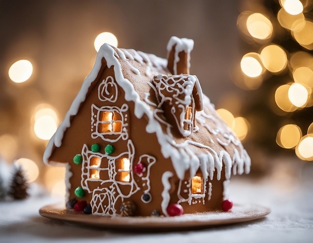 Wir basteln Lebkuchenhaus